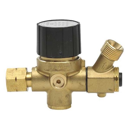 Sievert Adjustable Regulator, Propane, Single Stage, 0.885"-14 Inlet, 9/16"-18 Outlet, 14 to 58 psi 3063-13