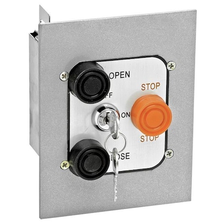 American Garage Door Supply Control Station, 3 Buttons, With Lockout 3BFLX