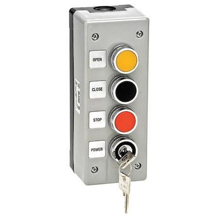 American Garage Door Supply Control Station, 3 Buttons, Nema 4X 3BXLT