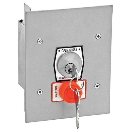 American Garage Door Supply Keyswitch, 2 Buttons, Tamperproof 1KFS-X