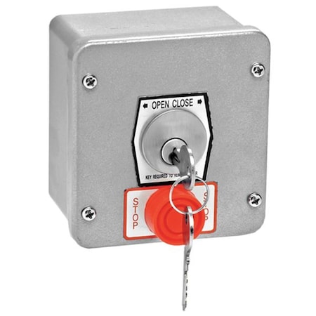 ☆American Garage American Garage Door Supply 1Kxs Keyswitch,Surface Mount