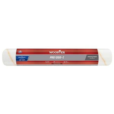 Wooster 18" Paint Roller Cover, 1/2" Nap, Woven Fabric RR643 -18