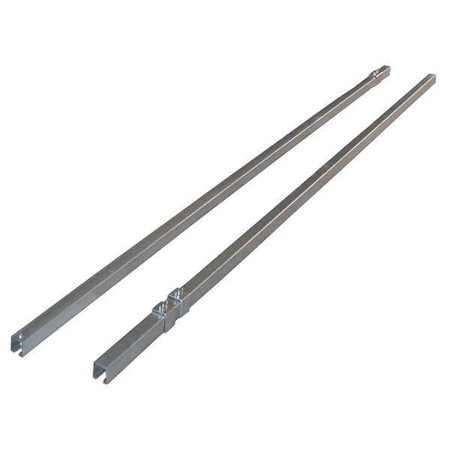 Zoro Select Track kit, 96 L, Silver 36T469