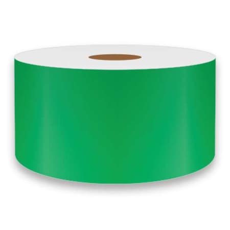 Vnm Signmaker ContinuousLabelStock, Green, Gloss, 2inW REFGN-3508