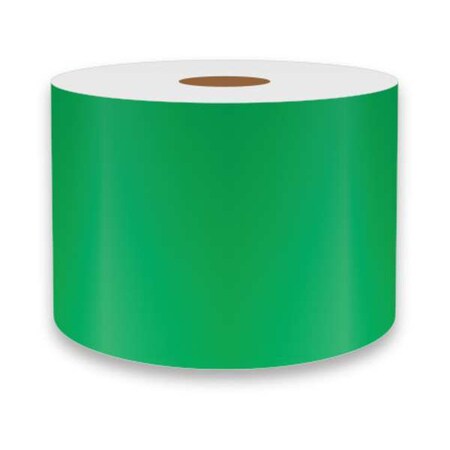 Vnm Signmaker ContinuousLabelStock, Green, Gloss, 3inW REFGN-3762