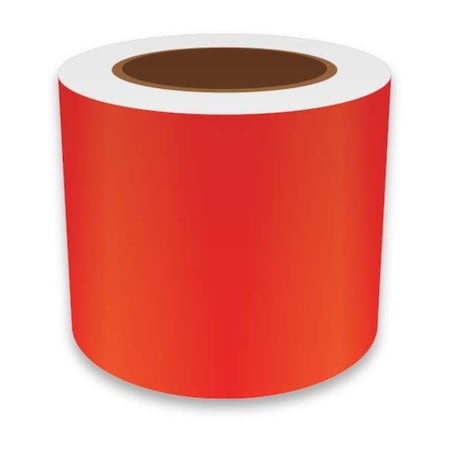 Vnm Signmaker Label Tape, Red, 4in W, For Mfr No. VnM8, REFRD-31028 REFRD-31028
