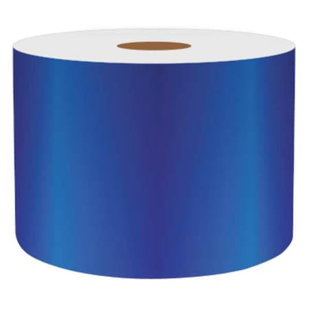 Vnm Signmaker ContinuousLabelStock, Blue, Gloss, 3inW REFBL-3762