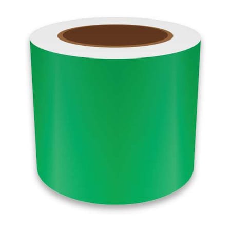 Vnm Signmaker ContinuousLabelStock, Green, Gloss, 4inW REFGN-31028