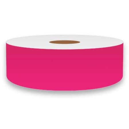 Vnm Signmaker ContinuousLabelStock, Pink, Gloss, 1inW FLUPK-3254