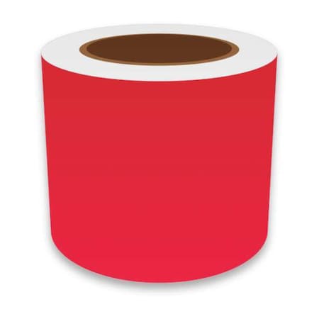 Vnm Signmaker Label Tape, Red, 4in W, For Mfr No. VnM8, FLURD-31028 FLURD-31028