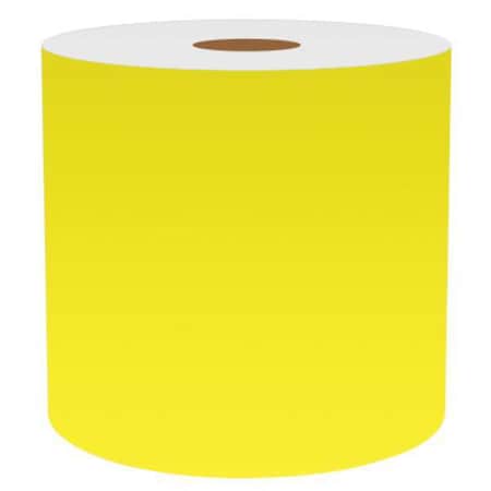 Vnm Signmaker Label Tape, Yellow, 4in W, For Mfr No. VnM4, FLUYL-3102 FLUYL-3102