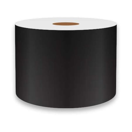 Vnm Signmaker ContinuousLabelStock, Black, Gloss, 3inW REFBK-3762