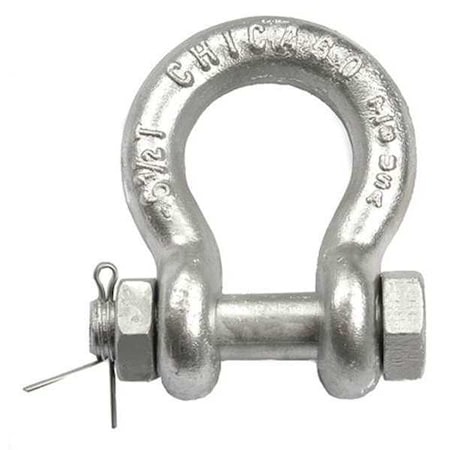 Chicago Hardware Anchor Shackle, Galvanized, 15/32 in. 20610 5