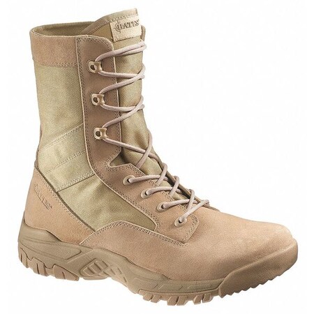Bates Boots, Mens, 9-1/2M, Lace, Tan, PR E05118