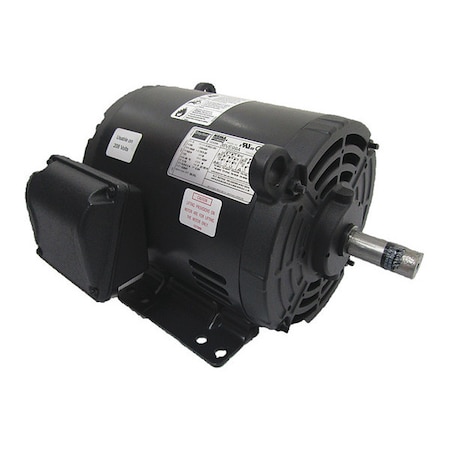 Dayton Three-Phase General Purpose Motor, 3 HP, 182/4 Frame, 230/460V AC Voltage, 3445 Nameplate RPM 36VE99