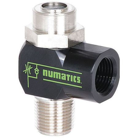 NUMATICS Swivel, 10-32 UNF, 8/9in L, 31/50 in.W 0FCRN