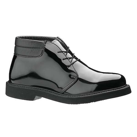 Bates Chukka Boots, Leather/Mesh Upper, 211 Polyurethane Basketweave Outsole, Plain Toe, Lace Up, Black E00053