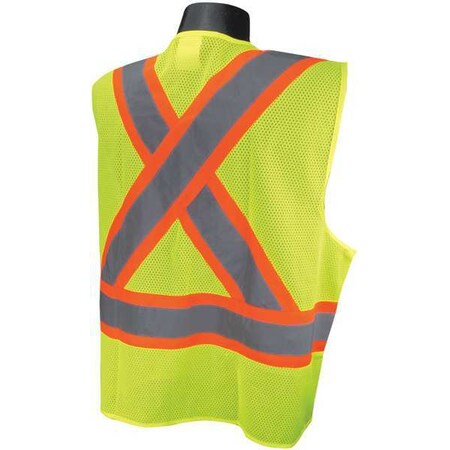 Radians 2XL High Visibility Vest, Orange SV22X-2ZOM-2X