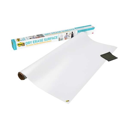 POST-IT 36"x48" Plastic Whiteboard, Gloss DEF4X3