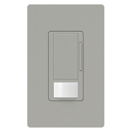 Lutron Occ/Vac Dimmer Snsr, Wall, Gray MS-Z101-GR