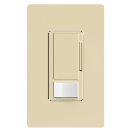 Lutron Occ/Vac Dimmer Snsr, Wall, Ivory MS-Z101-IV