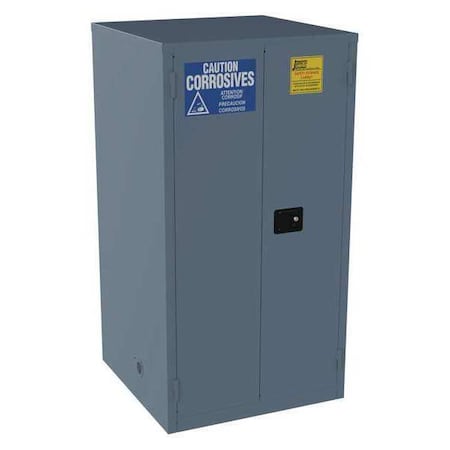 Jamco Hazardous Material Storage Cabinet, 60 gal, 2 Shelves, Steel, 34 in W x 65 in H x 34 in D, Blue CL60BP