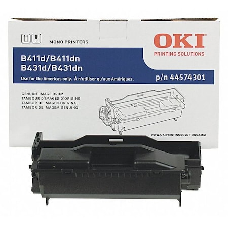 Oki Image Drum, Black, 30000 Max. Page Yield 44574301