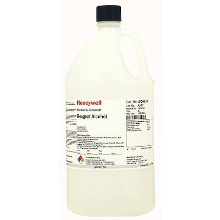 Honeywell Burdick & Jackson Reagent Alcohol, CH3CH2OH, 4L, PK4 LP090-4P