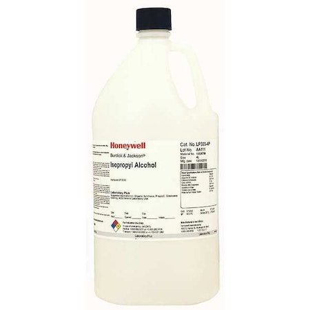 Honeywell Burdick & Jackson Isopropyl Alcohol, CH3CHOHCH3, 4L, PK4 LP323-4P