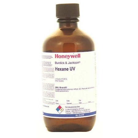 Honeywell Burdick & Jackson Hexane, CH3(CH2)4CH3, 86.18, 1L, PK6 212-1L