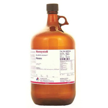 Honeywell Burdick & Jackson Hexane, CH3(CH2)4CH3, 86.18, PK4 AH212-4