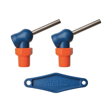 Loc-Line Nozzle, XR Style, 0.160in.dia, PK2 72095
