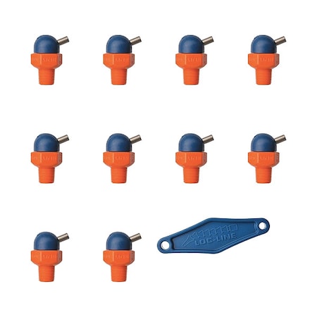 Loc-Line Nozzle, CT Style, 0.062in.dia, PK10 79011