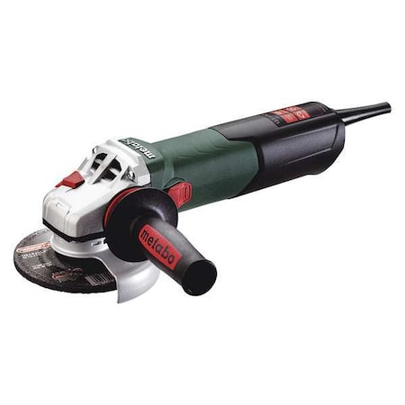 Metabo Angle Grinder, 5", 13 A, 2800 to 11,000 RPM WEV 15-125 QUICK