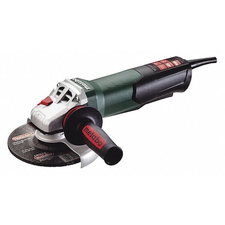 Metabo Angle Grinder, 6", 14 A, 9600 RPM, 120VAC WEP 19-150 Q M-BRUSH
