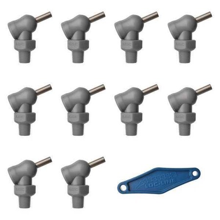 Loc-Line Nozzle, XR Style, 0.160in.dia, PK10 79054-G