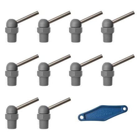 Loc-Line Nozzle, CT Style, 0.062in.dia, PK10 79063-G