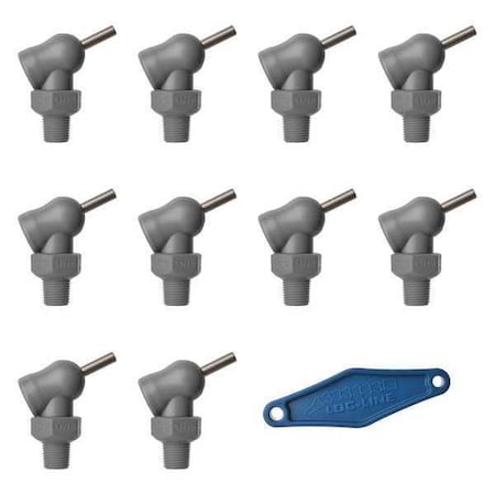 Loc-Line Nozzle, XR Style, 0.086in.dia, PK10 79046-G
