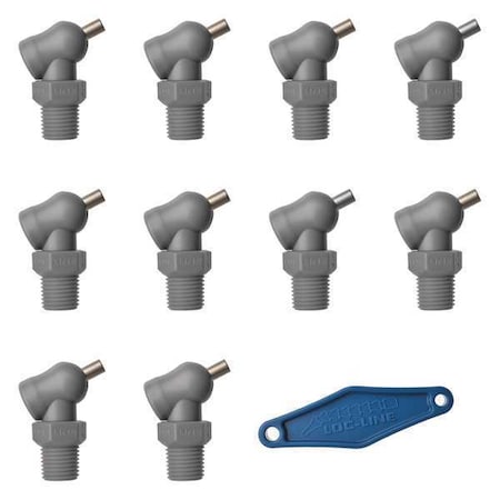 Loc-Line Nozzle, XR Style, 0.160in.dia, PK10 79093-G