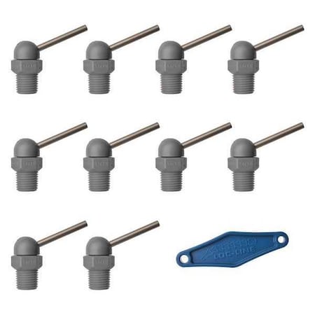 Loc-Line Nozzle, CT Style, 0.117in.dia, PK10 79071-G