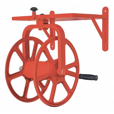 Liberty Garden Hose Reel, Steel, 21-1/2in.H, Red 36XR16