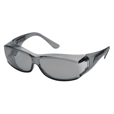 Deltaplus OVR-Spec III, Safety Glasses, Anti-Scratch, Gray Lens, Gray Frame, Full-Frame SG-57G