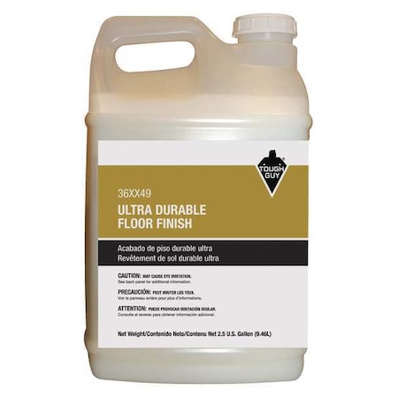 Tough Guy Floor Finish, 2.5 gal., Solid Content 0.24 36XX49