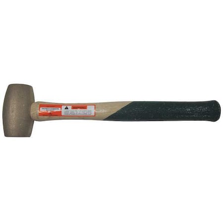 Hackett Hammer, Brass, 3-3/4In, Wood 4BH