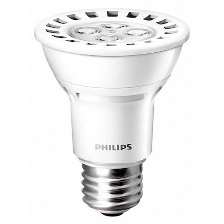 Philips LED Lamp, PAR20, 8W, 2700K, 36deg., E26 426155
