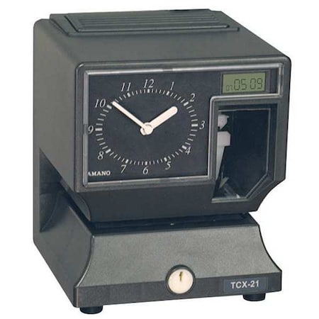 Amano Electronic Digital Clock Ac Power Driven TCX-21/A020