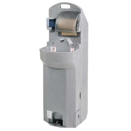 Polyjohn Floor Mount, Granite, Portable Wash Station PSW1-2000