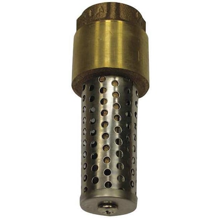 CAMPBELL 2" FNPT Low Lead Brass Spring Foot Valve FV-8TLF