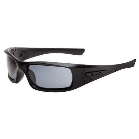 Ess 5B, Safety Glasses, Anti-Fog, Anti-Scratch, Chemical-Resistant, Gray Lens, Black Frame, Full-Frame EE9006-06