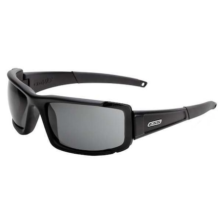 Ess CDI MAX, Safety Glasses, Anti-Scratch, Clear Lens, Black Frame, Full-Frame 740-0297